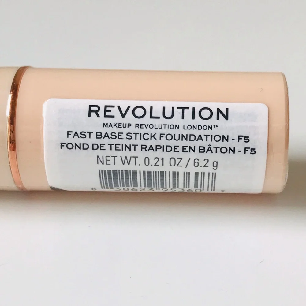 Revolution Fast Base Stick Foundation, F5, NWT